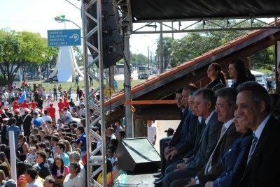 Representantes acompanharam festividade