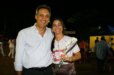 Presidente Nenão e esposa