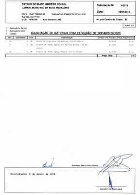 Solicitação 05-2015 - Material de pintura 2-2