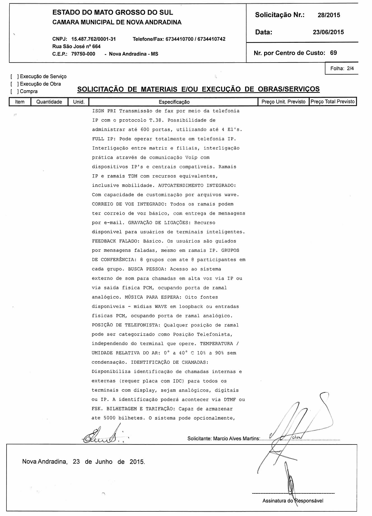 Solicitação 28-2015 - Central Telefônica - 2-4