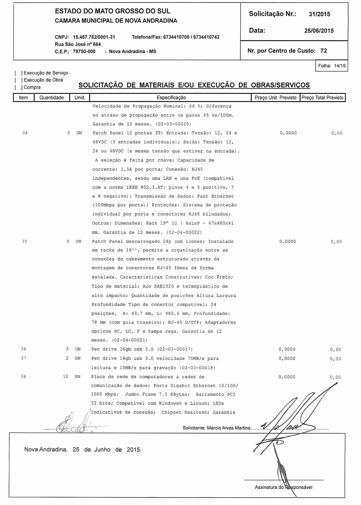 Solicitação 31-2015 14-19