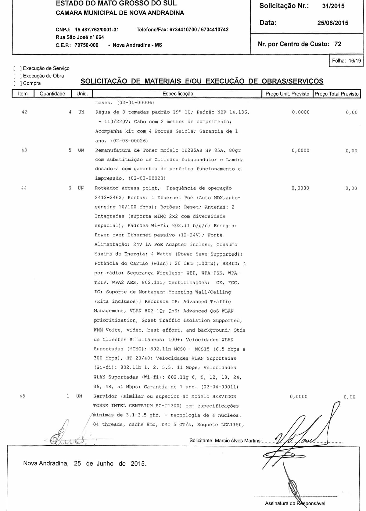 Solicitação 31-2015 16-19