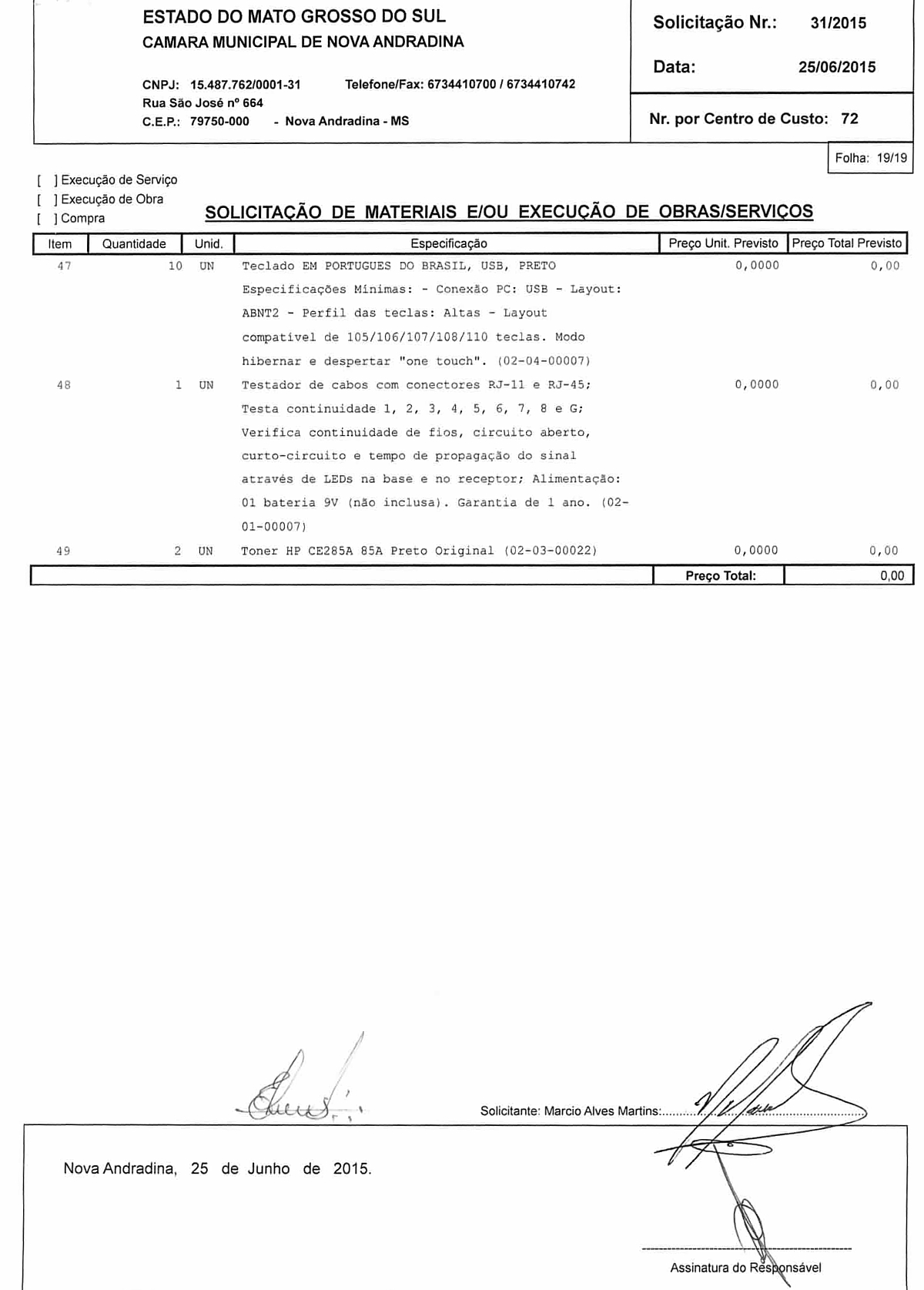 Solicitação 31-2015 19-19