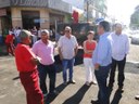 Cido Pantanal acompanha prefeito em obras na Moura Andrade