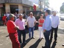 Cido Pantanal acompanha prefeito em obras na Moura Andrade