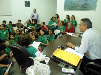 Alunos de Nova Andradina conhecem a estrutura da Câmara Municipal