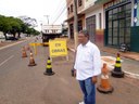 Cido Pantanal acompanha início das obras na Avenida Moura Andrade