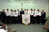 Jovens DeMolay recebem moção de parabenização na Câmara