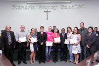 Organizadores do 2º Outubro Rosa recebem moção de parabenização