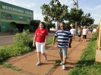 Vereador participa de atividade física no Bairro Morada do Sol 