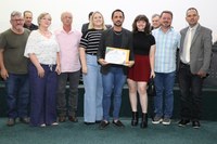 30 anos de estrada: Câmara concede moção de parabenização ao músico Anderson Palopoli