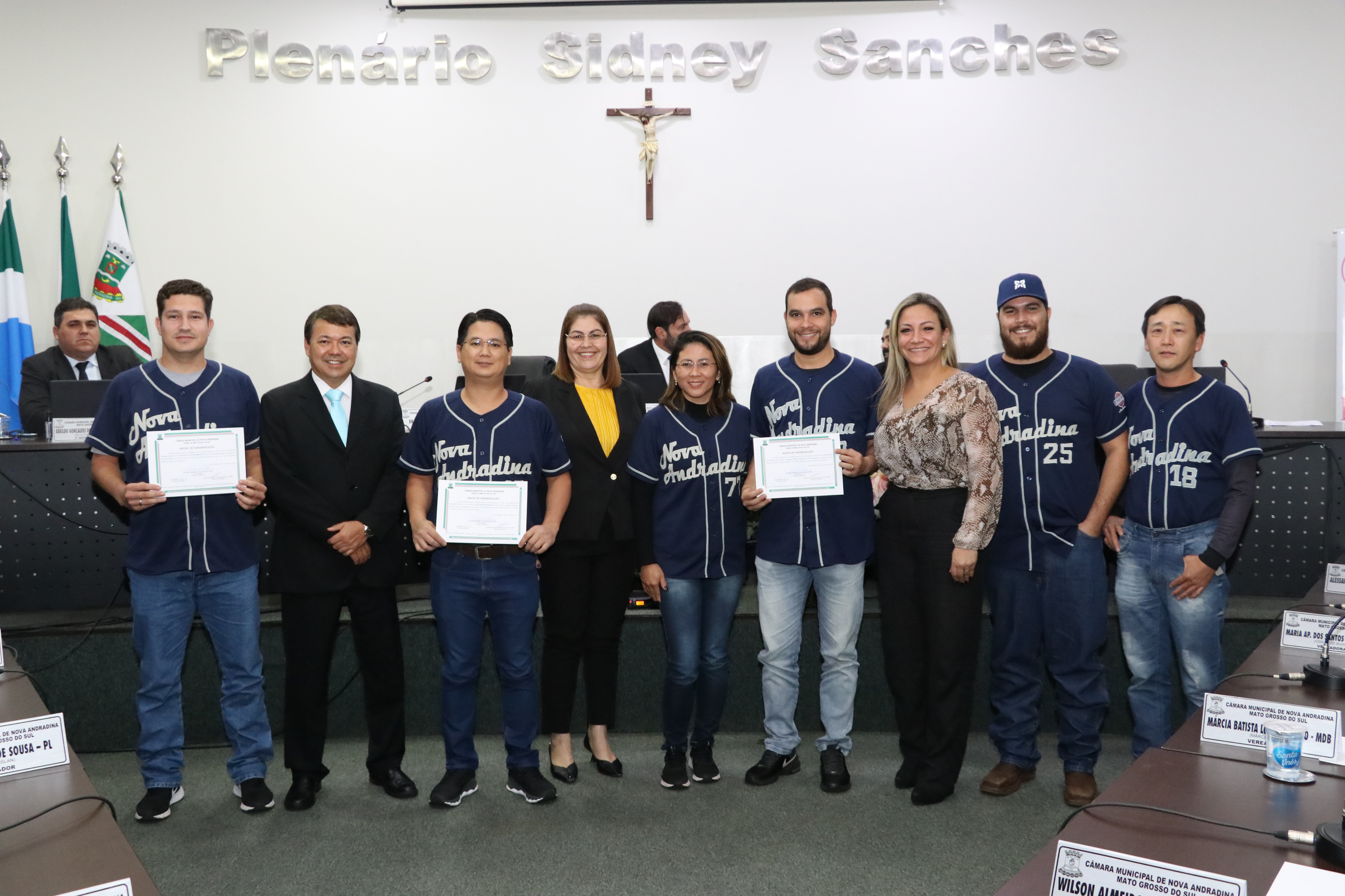 Acena recebe moção na Câmara pela realização do Campeonato de Softbol