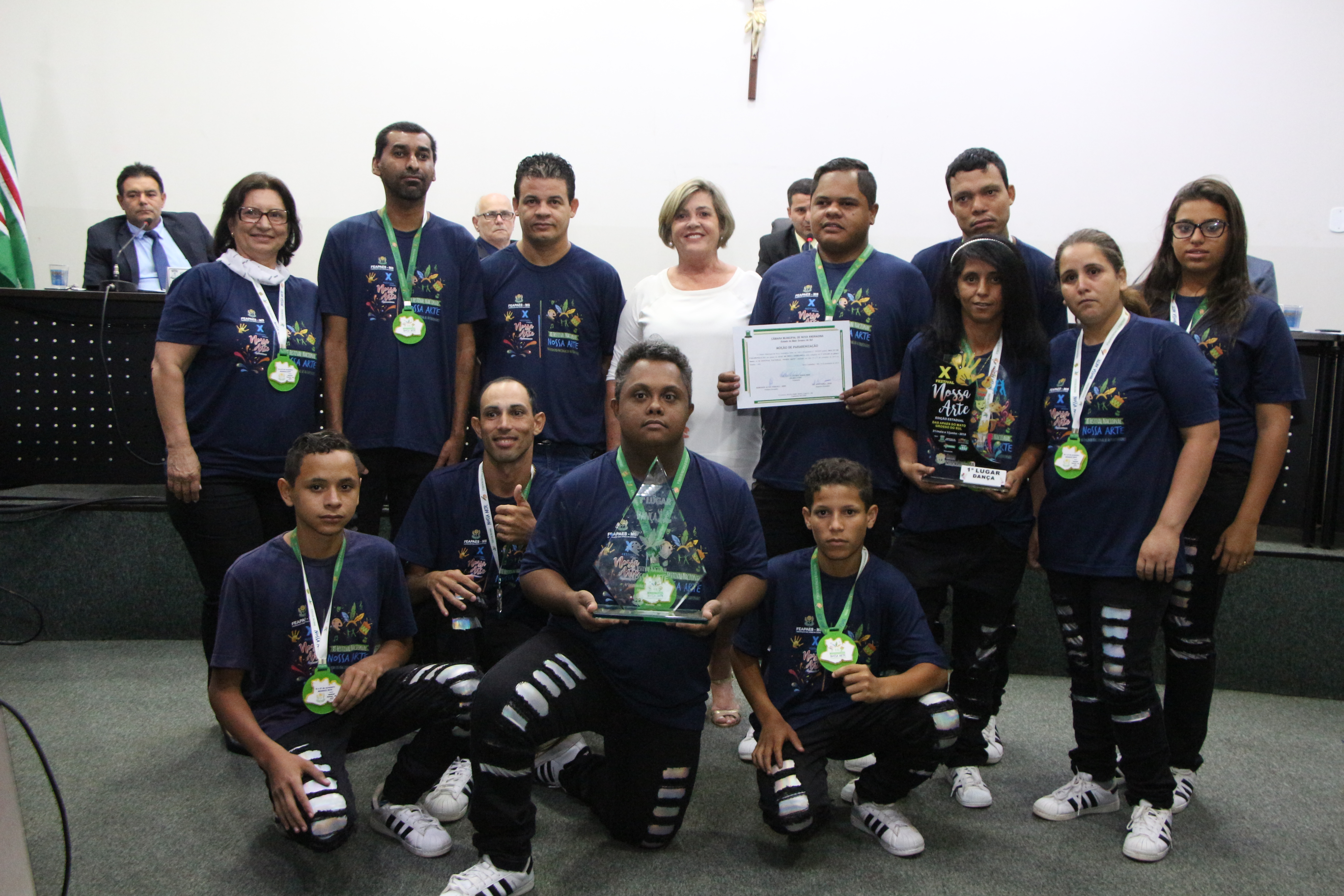 Apae é homenageada pelo Festival Nacional Nossa Arte