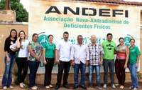 Associação Nova-Andradinense do Deficiente Físico recebe visita dos vereadores