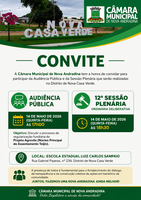 Audiência pública sobre regularização fundiária será realizada nesta quinta em Nova Casa Verde