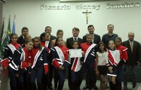 Banda Marcial de Nova Andradina completa 33 anos e é destacada na Câmara 