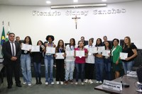 Câmara concede Moção de Parabenização para atletas nova-andradinenses do futsal feminino 