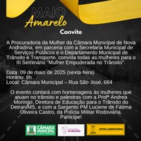 Câmara de Nova Andradina promove seminário sobre protagonismo feminino no trânsito