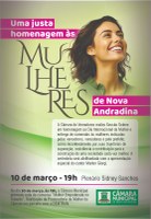 Câmara de Nova Andradina realiza sessão solene em homenagem às mulheres