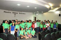 Câmara de Vereadores recebe visita de alunos da escola Austrílio Capilé