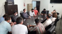 Câmara recebe visita do prefeito Gilberto Garcia