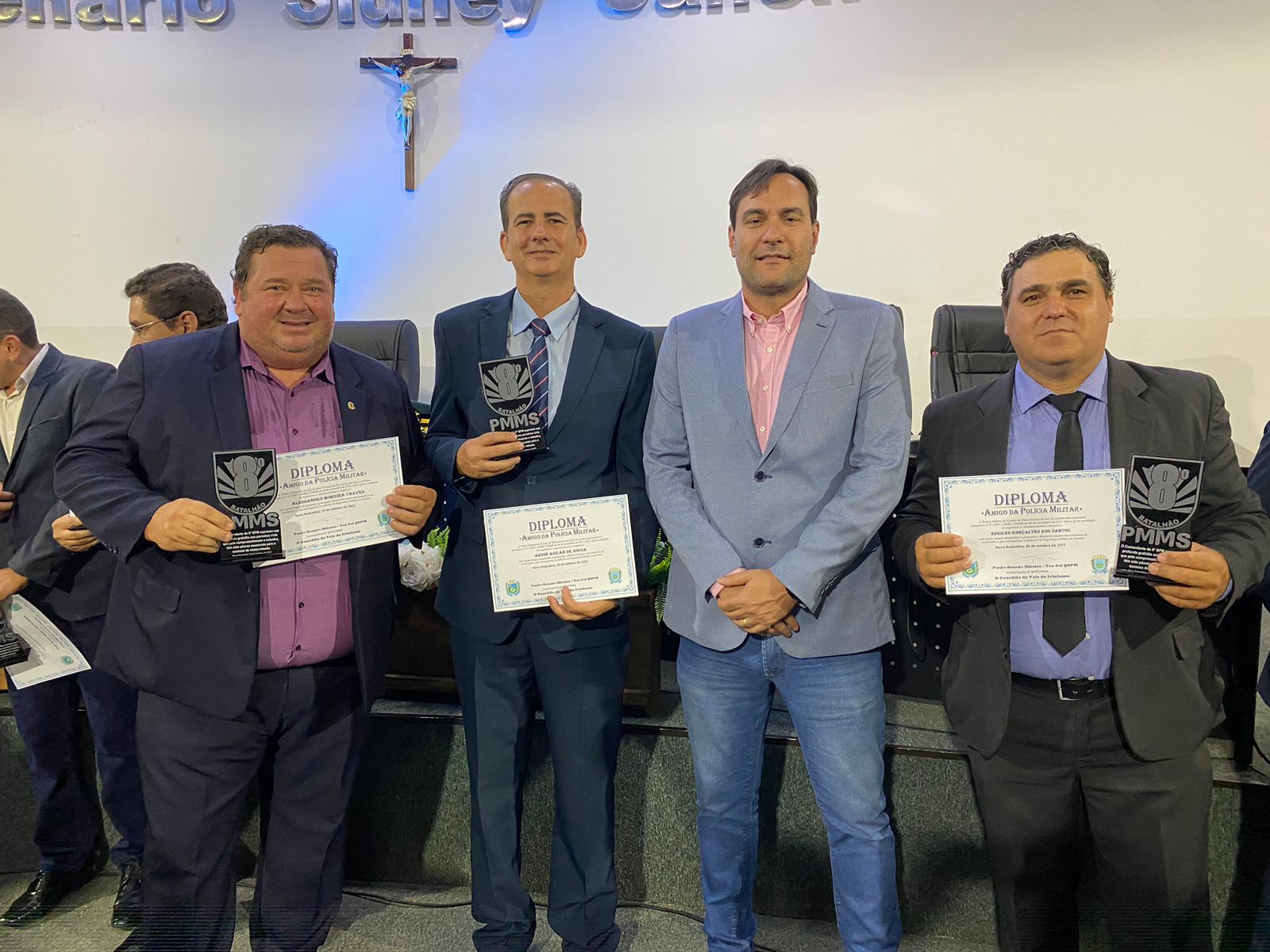 Câmara sedia solenidade militar em Comemoração dos 44 anos do 8° BPM