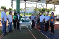 Câmara viabilizou reforma e cobertura de quadra para Banda Marcial