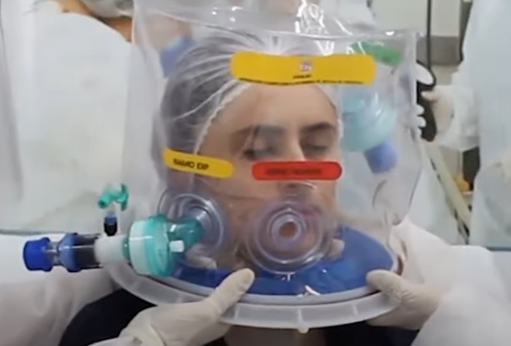 Capacete de ventilação é alternativa não invasiva para tratamento da Covid-19