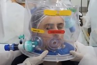 Capacete de ventilação é alternativa não invasiva para tratamento da Covid-19