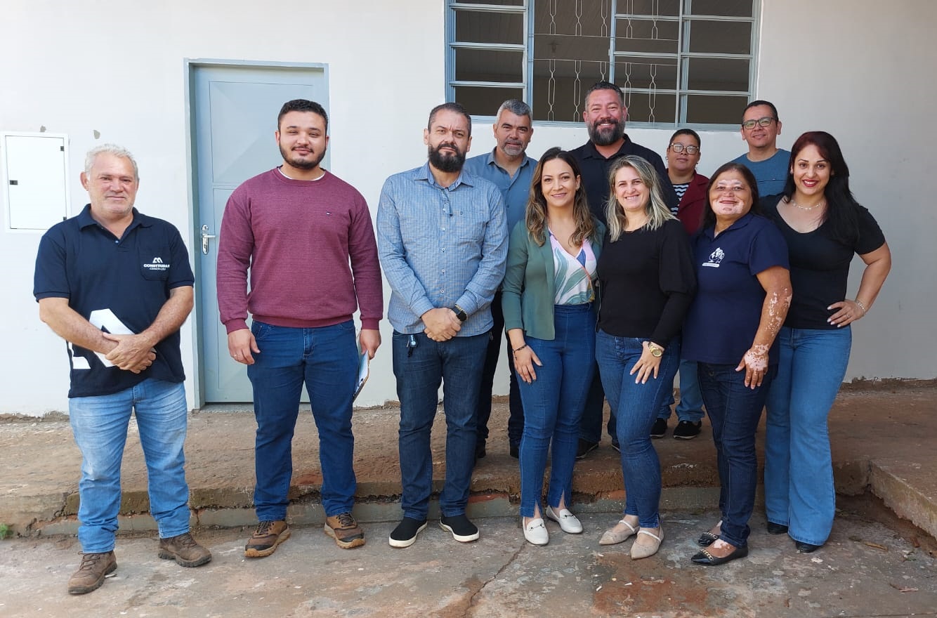 Comissão de Educação da Câmara de Nova Andradina cobra conclusão das obras da Escola Municipal Mundo da Criança