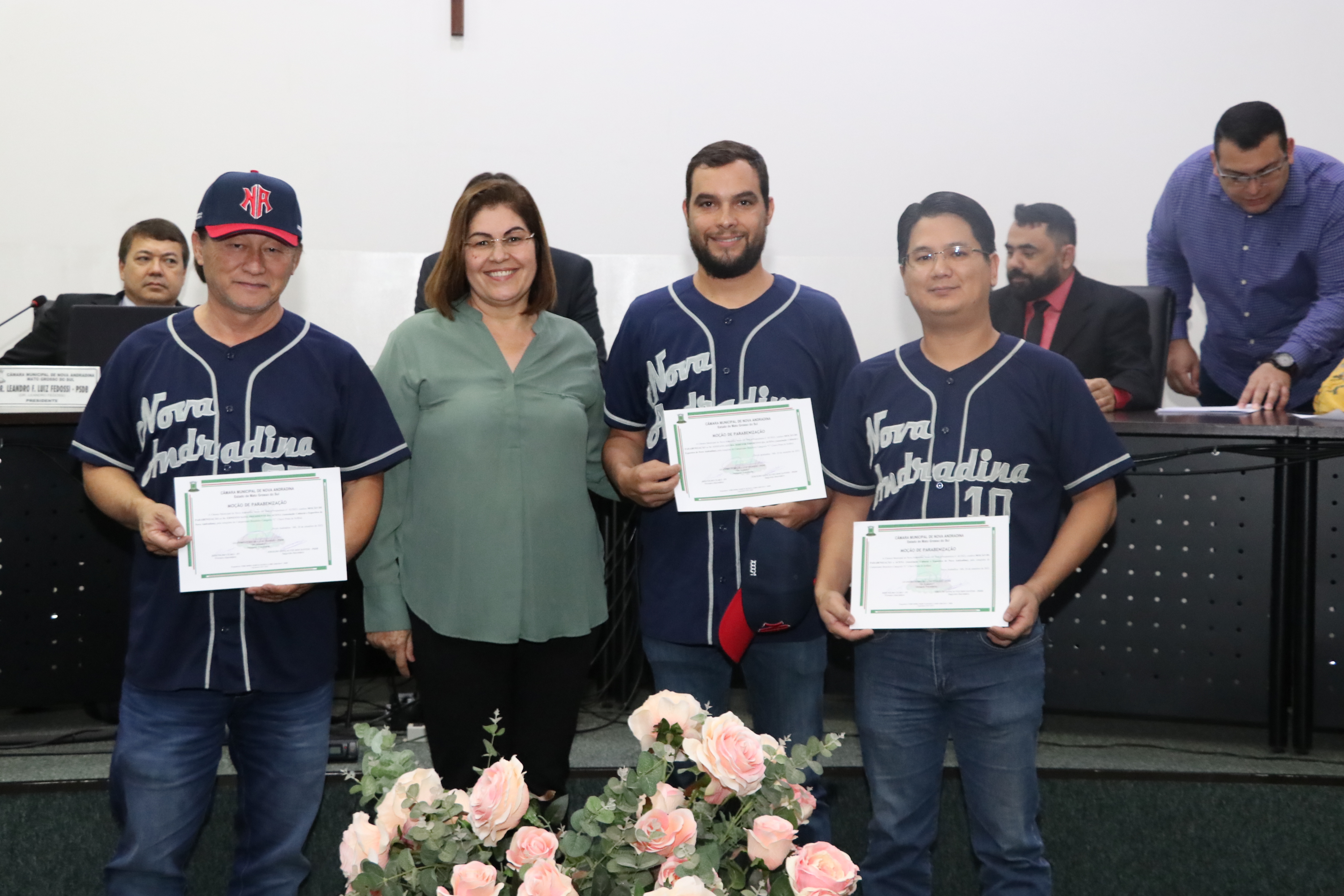 Conquista de Nova Andradina no Campeonato Brasileiro de Softbol é enaltecida na Câmara