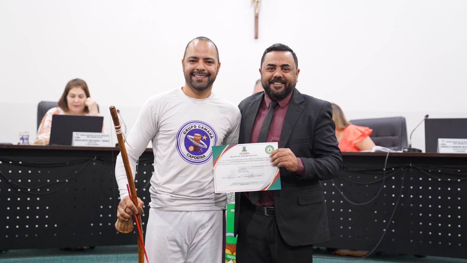 Destaque na capoeira em campeonato estadual, Professor Vitão recebe moção de parabenização