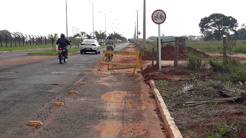 Destruição de ciclovia pauta requerimento na Câmara 