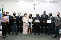 Diretoria eleita da 7ª Subseção da OAB é parabenizada na Câmara 