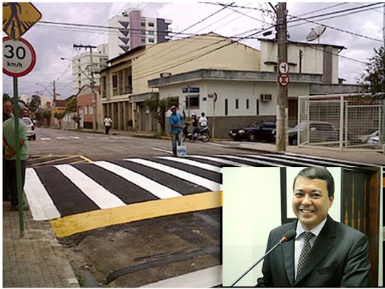 Dr. Sandro pede passarela elevada para pedestres nas imediações da Praça Queneciano Cecílio de Lima