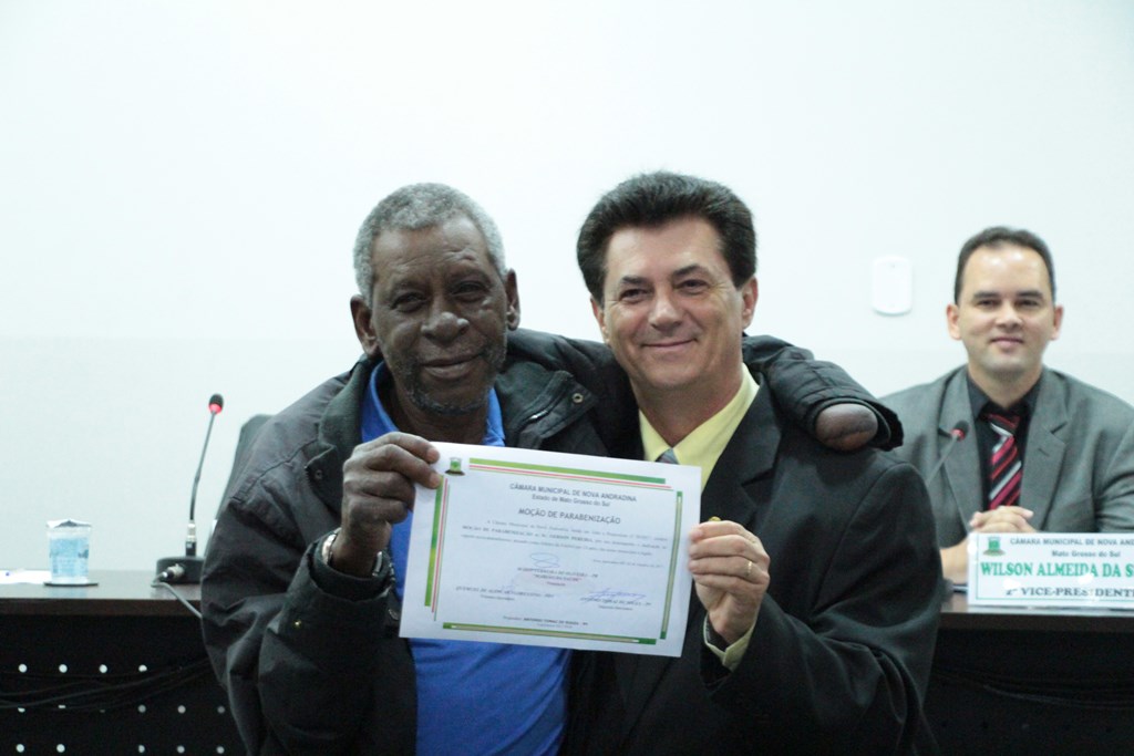 Entusiasta do esporte em Nova Andradina é parabenizado pela Câmara 