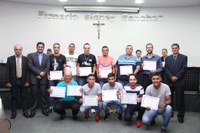 Equipe Bigabi/AABB Futsal recebe moção por 100% de aproveitamento em Campeonato