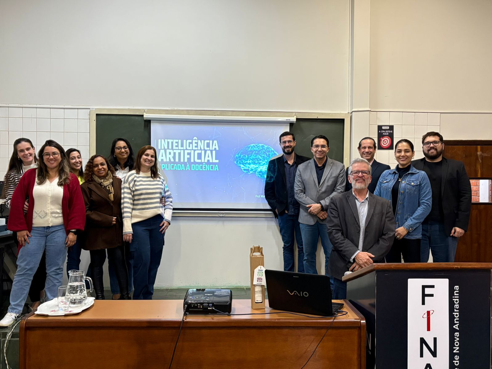 Escola do Legislativo promove palestra na FINAN sobre Inteligência Artificial aplicada à docência