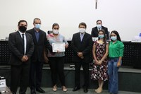 Funcionários do Hospital CASSEMS também foram homenageados pelo combate à Covid-19