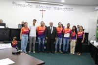Idealizadores do 2º Team Route Speed Race recebem homenagem na Câmara