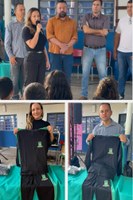 Indicação do Legislativo resulta em entrega de agasalhos para estudantes