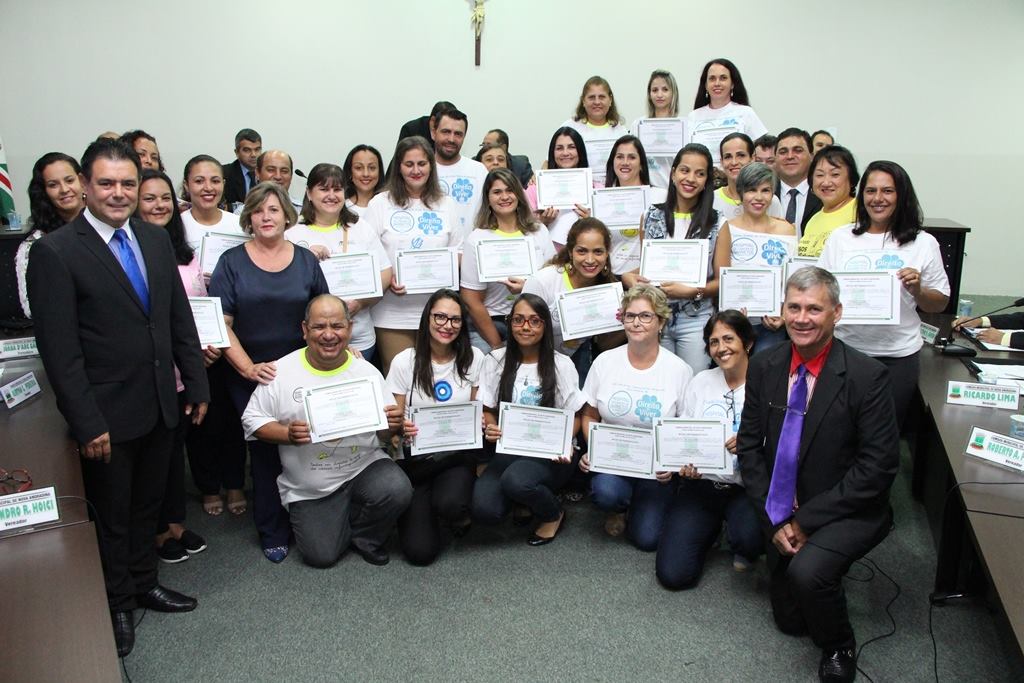 Iniciativa voluntária é reconhecida na Câmara