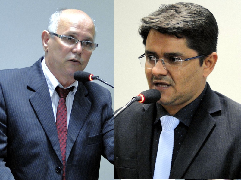 Robertinho e Ricardo solicitam calçamento nas proximidades de escolas