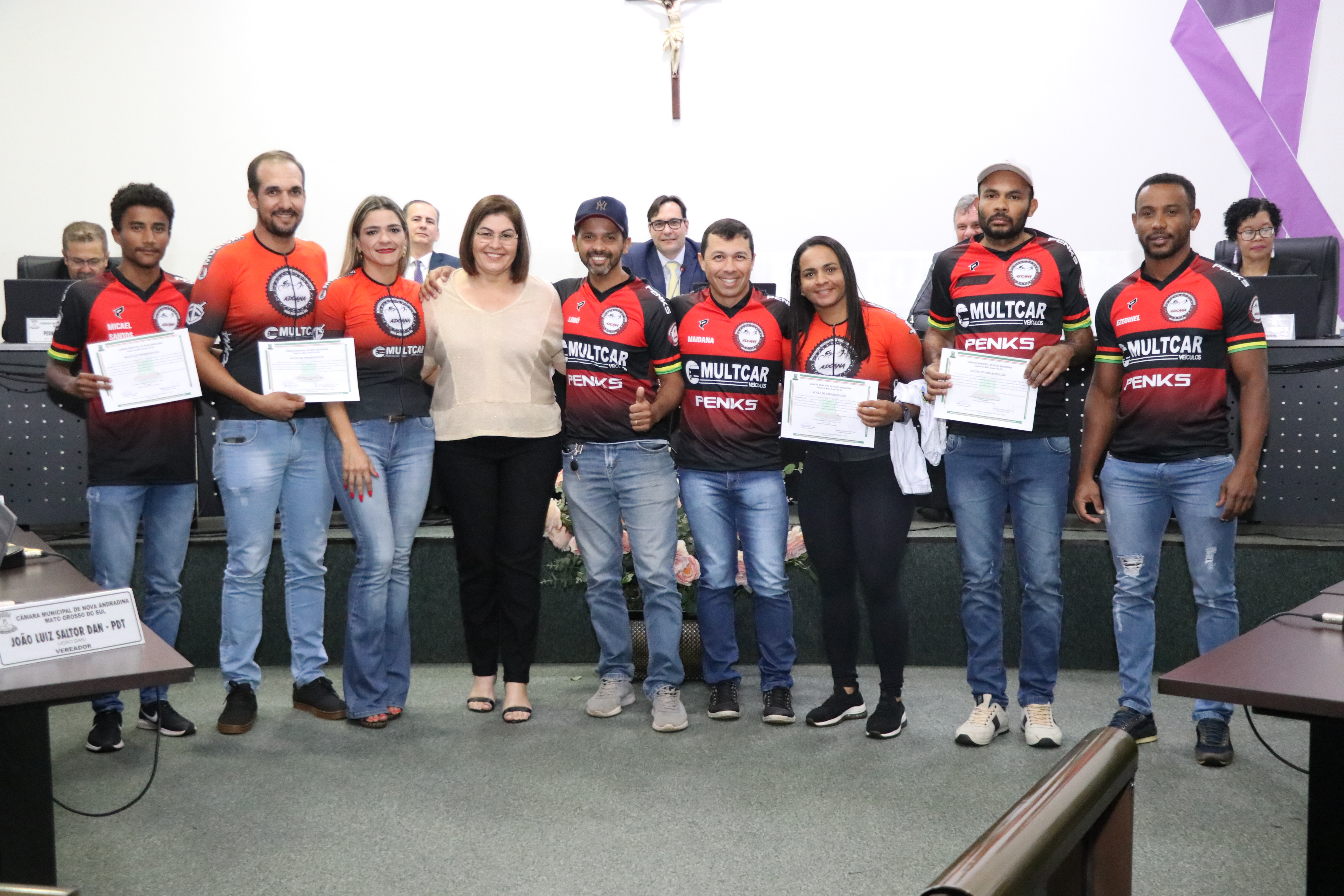 Moção parabeniza atletas medalhistas do ciclismo e do atletismo de Nova Andradina