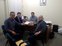 Nenão, Robertinho Pereira e Renato Câmara buscam apoio para atleta que disputará Pan-Americano nos EUA