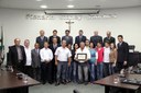 Chico Manaus e Hisao Goto recebem título de cidadão de Nova Andradina
