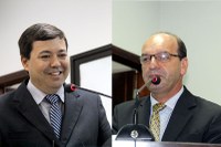 Dr. Sandro e Valmirá solicitam guias para ruas já asfaltadas