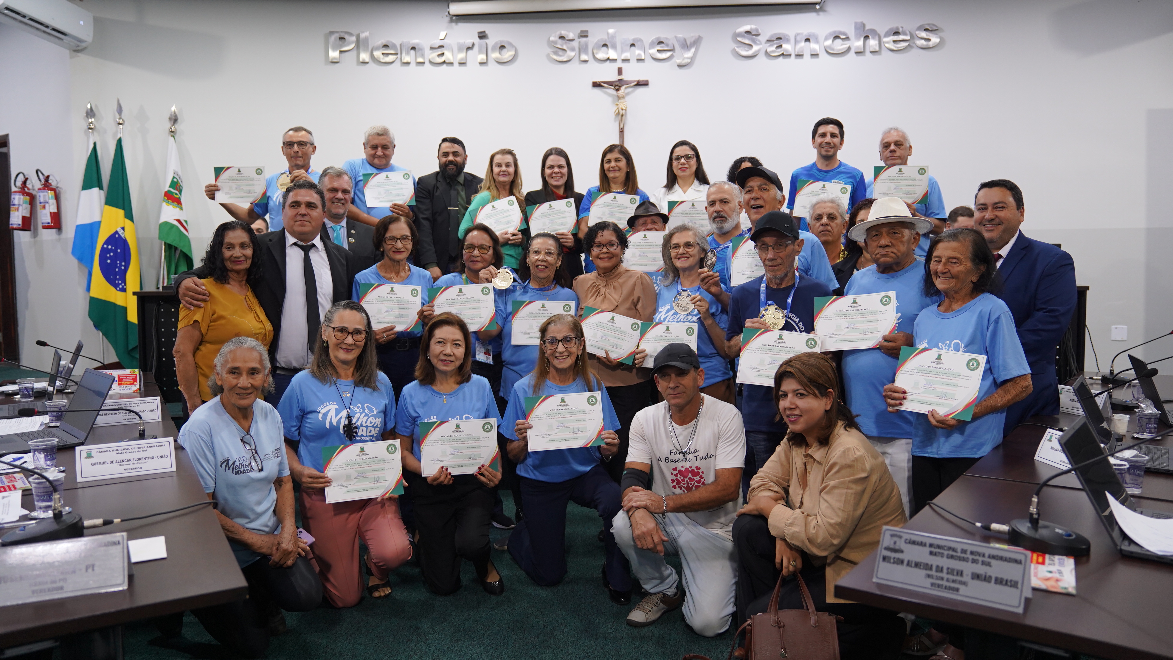 Nova Andradina celebra conquistas da terceira idade com homenagem da Câmara a SEMCIAS e Projeto Conviver