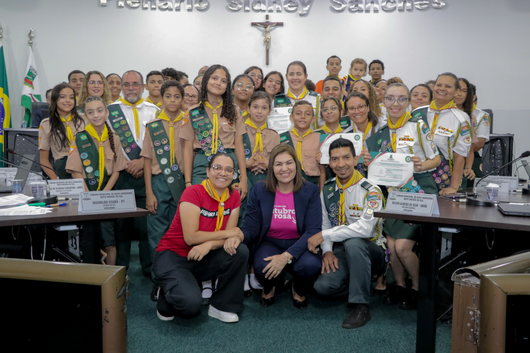 Nova Andradina celebra conquistas dos jovens desbravadores em evento regional