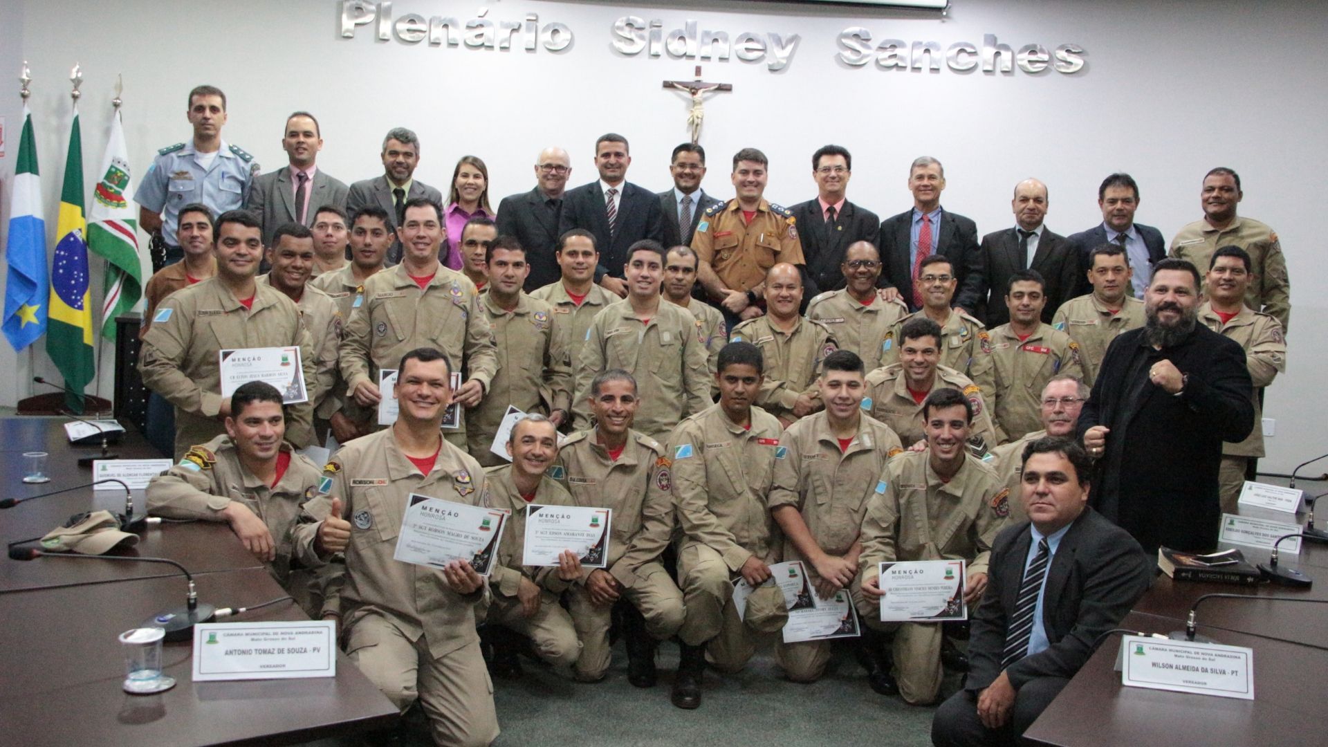 Nova Andradina comemora Dia dos Bombeiros em sessão especial